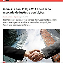 Morais Leito, PLMJ e VdA lideram no mercado de fuses e aquisies